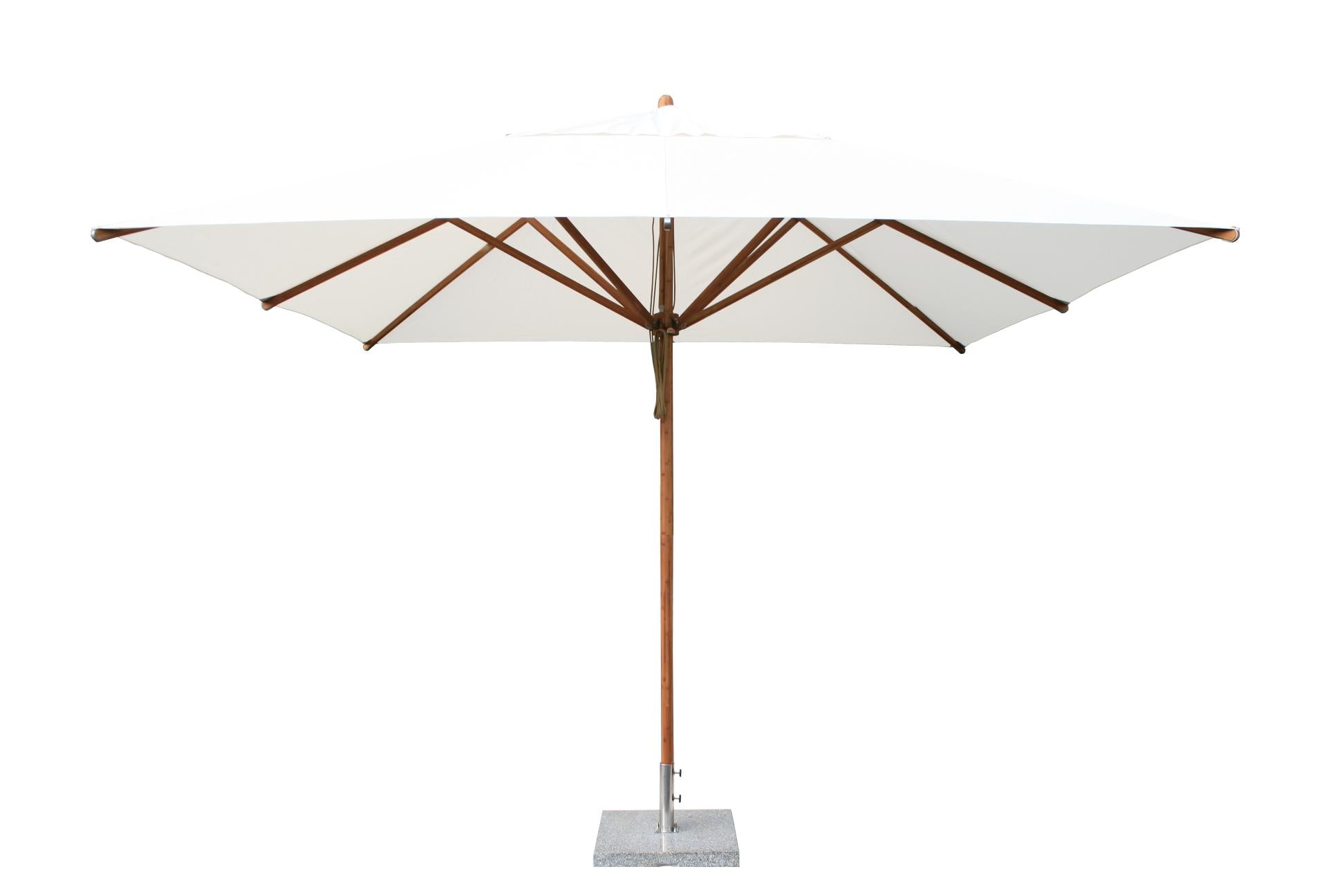 Bambrella Levante 3.4m Square Bamboo Umbrella