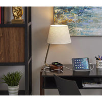 Adesso Louie AdessoCharge Table Lamp