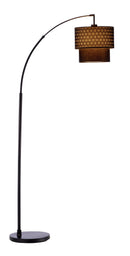 Adesso Gala Arc Floor Lamp - Black