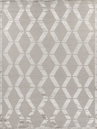 Exquisite Rugs Metro Velvet Handmade Hand-Knotted New Zealand Wool and Viscose  Area Rug