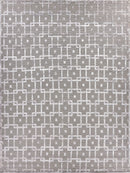 Exquisite Rugs Metro Velvet Handmade Hand-Knotted New Zealand Wool and Viscose  Area Rug