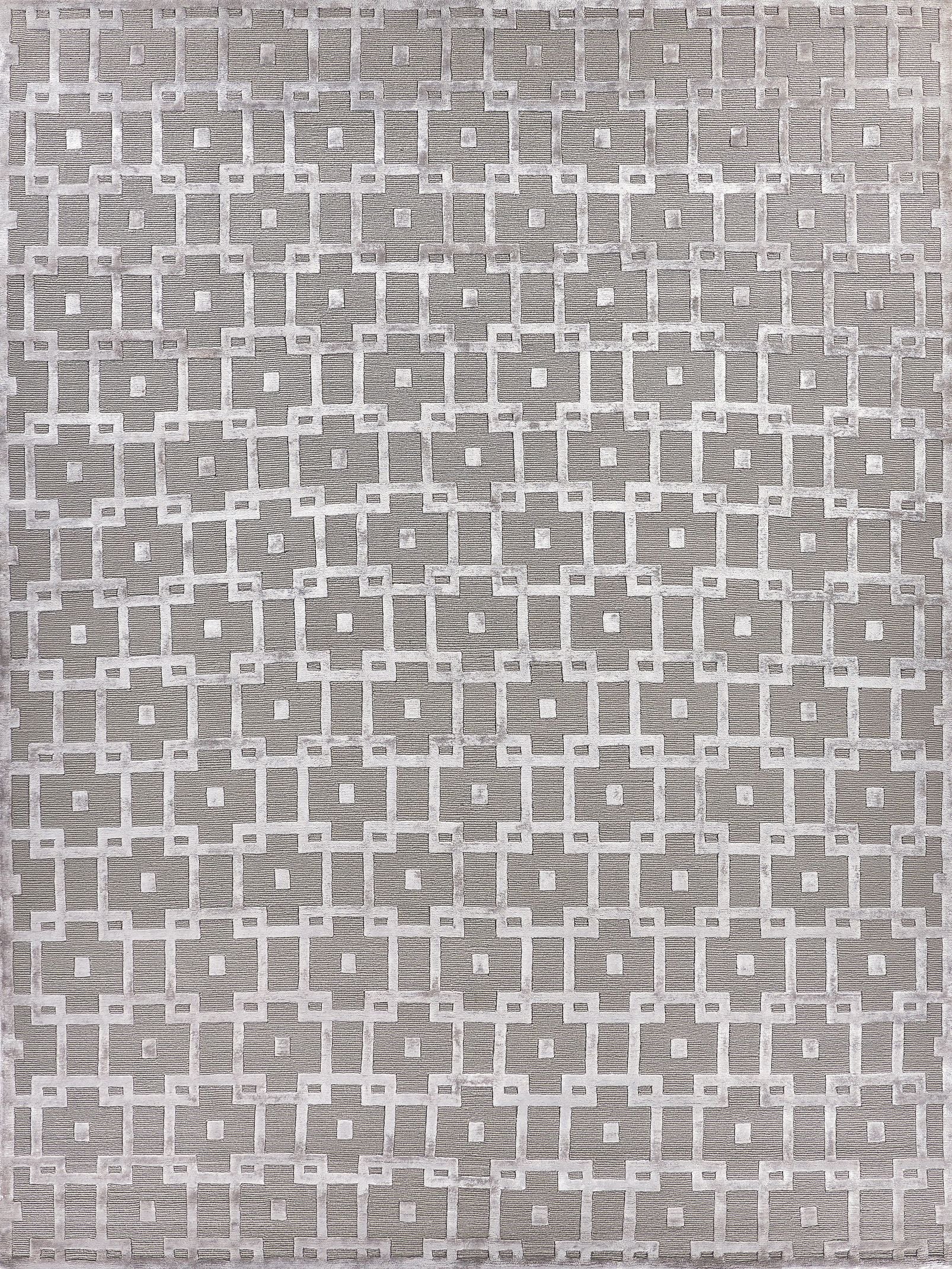 Exquisite Rugs Metro Velvet Handmade Hand-Knotted New Zealand Wool and Viscose  Area Rug