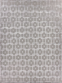 Exquisite Rugs Metro Velvet Handmade Hand-Knotted New Zealand Wool and Viscose  Area Rug
