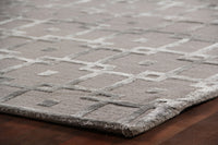 Exquisite Rugs Metro Velvet Handmade Hand-Knotted New Zealand Wool and Viscose  Area Rug