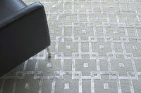 Exquisite Rugs Metro Velvet Handmade Hand-Knotted New Zealand Wool and Viscose  Area Rug