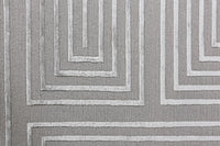Exquisite Rugs Metro Velvet Handmade Hand-Knotted New Zealand Wool and Viscose  Area Rug