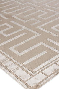 Exquisite Rugs Metro Velvet Handmade Hand-Knotted New Zealand Wool and Viscose  Area Rug