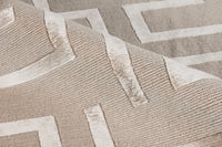 Exquisite Rugs Metro Velvet Handmade Hand-Knotted New Zealand Wool and Viscose  Area Rug