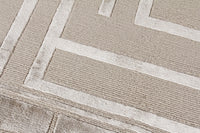 Exquisite Rugs Metro Velvet Handmade Hand-Knotted New Zealand Wool and Viscose  Area Rug