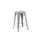 H&D Seating Tolix Style Backless Barstool - Set of 4