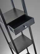 Adesso Parker Shelf Floor Lamp With Drawer