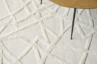 Exquisite Rugs Windsor Handmade Hand Loomed New Zealand Wool and Bamboo Silk Rug 6'X9'