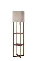 Adesso Harrison Shelf Floor Lamp