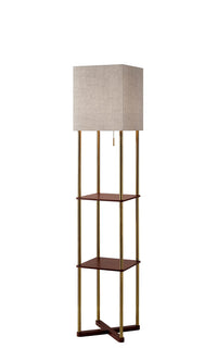 Adesso Harrison Shelf Floor Lamp