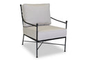 Sunset West Provence Wrought Iron Club Chair with Cushion