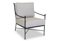 Sunset West Provence Wrought Iron Club Chair with Cushion