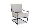 Sunset West Provence Wrought Iron Club Rocker with Cushion