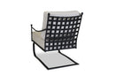 Sunset West Provence Wrought Iron Club Rocker with Cushion