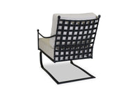 Sunset West Provence Wrought Iron Club Rocker with Cushion