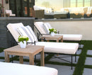 Sunset West Provence Wrought Iron Chaise Lounge with Cushion