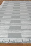 Exquisite Rugs Metro Velvet Handmade Hand-Knotted New Zealand Wool and Viscose  Area Rug