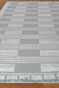 Exquisite Rugs Metro Velvet Handmade Hand-Knotted New Zealand Wool and Viscose  Area Rug