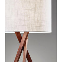 Adesso Brooklyn Floor Lamp Walnut