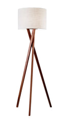 Adesso Brooklyn Floor Lamp Walnut