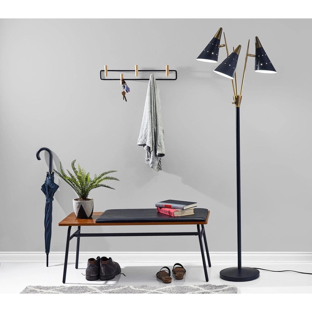 Adesso Nadine 3-Arm Floor Lamp