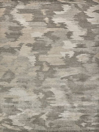 Exquisite Rugs Bamboo Silk Handmade Hand-Knotted Bamboo Silk and Cotton Area Rug