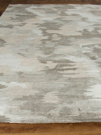 Exquisite Rugs Bamboo Silk Handmade Hand-Knotted Bamboo Silk and Cotton Area Rug