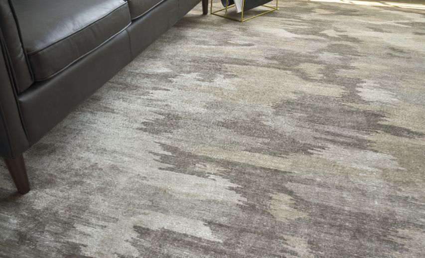 Exquisite Rugs Bamboo Silk Handmade Hand-Knotted Bamboo Silk and Cotton Area Rug
