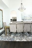 Exquisite Rugs Bamboo Silk Handmade Hand-Knotted Bamboo Silk and Cotton Area Rug
