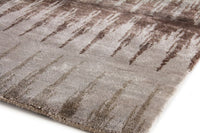 Exquisite Rugs Bamboo Silk Handmade Hand-Knotted Bamboo Silk and Cotton Area Rug