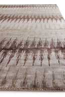 Exquisite Rugs Bamboo Silk Handmade Hand-Knotted Bamboo Silk and Cotton Area Rug