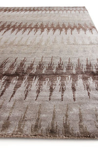 Exquisite Rugs Bamboo Silk Handmade Hand-Knotted Bamboo Silk and Cotton Area Rug
