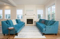 Exquisite Rugs Bamboo Silk Handmade Hand-Knotted Bamboo Silk and Cotton Area Rug