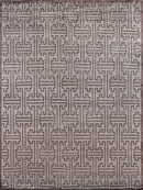 Exquisite Rugs Bamboo Silk Handmade Hand-Knotted Bamboo Silk and Cotton Area Rug