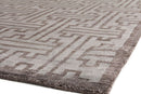 Exquisite Rugs Bamboo Silk Handmade Hand-Knotted Bamboo Silk and Cotton Area Rug
