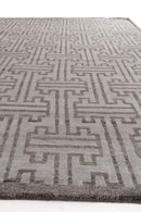 Exquisite Rugs Bamboo Silk Handmade Hand-Knotted Bamboo Silk and Cotton Area Rug
