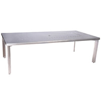 Woodard Metropolis Rectangular Dining Umbrella Table