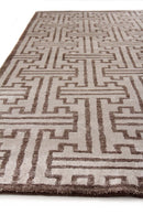 Exquisite Rugs Bamboo Silk Handmade Hand-Knotted Bamboo Silk and Cotton Area Rug