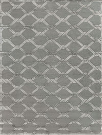 Exquisite Rugs Metro Velvet Handmade Hand-Knotted New Zealand Wool and Viscose  Area Rug