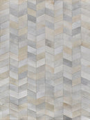 Exquisite Rugs Natural Hide Cowhide Silver Area Rug