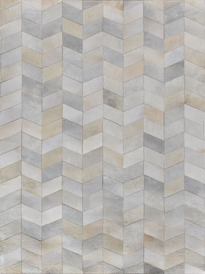 Exquisite Rugs Natural Hide Cowhide Silver Area Rug