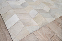 Exquisite Rugs Natural Hide Cowhide Silver Area Rug