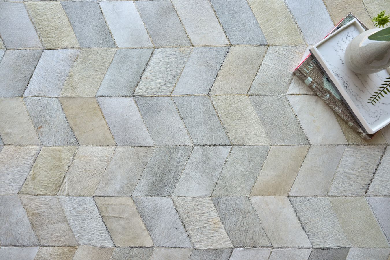 Exquisite Rugs Natural Hide Cowhide Silver Area Rug