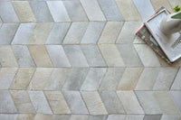Exquisite Rugs Natural Hide Cowhide Silver Area Rug