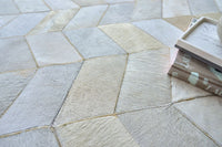Exquisite Rugs Natural Hide Cowhide Silver Area Rug