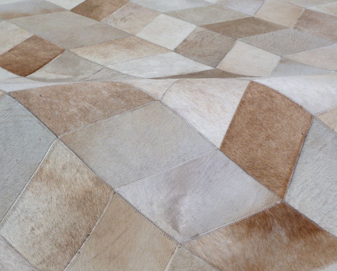Exquisite Rugs Natural Hide Cowhide Silver Area Rug